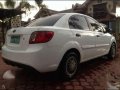 230K KIA Rio LX 2011 White MT For Sale-1