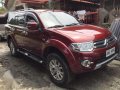 Mitsubishi Montero Sports GLX 2014 Red MT-1