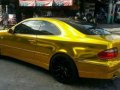 2 Door Sports Car Mercedes Benz CLK 320 Transhow Condition 24k Gold-1