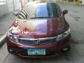 2012 Honda Civic 1.8 AT Red For Sale-0