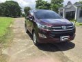 2017 Toyota Innova 2.8E AT Red For Sale-1