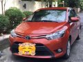 RUSH SALE! Toyota Vios 2015 Orange 1.3 E Automatic Transmission-0