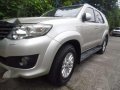 Toyota Fortuner G 2012 4x2 AT Silver For Sale-0