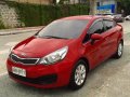 Kia Rio 2014 sedan red for sale -0