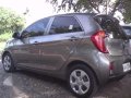 Kia Picanto 2015 MT Gray Hatchback For Sale-1
