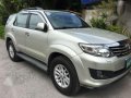 Toyota Fortuner G 2012 2.5 AT Silver For Sale-0