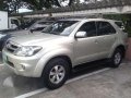 2008 Toyota Fortuner G 4x2 AT Silver For Sale-0