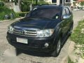 Toyota Fortuner G 2011 MT Black For Sale-0