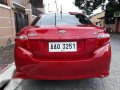 2014 Toyota Vios E AT 1.3 VVTi Red For Sale-4