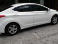 Elantra White Hyundai2014--2