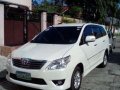 Fresh 2013 Toyota Innova G AT White For Sale-1