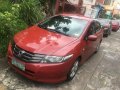 Honda City 2009 red sedan for sale -0