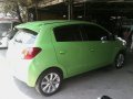 Mitsubishi Mirage 2013 hatchback green for sale -7