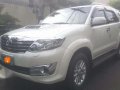 late 2013 Toyota Fortuner G Manual Pearl White Mint Condition 2014-4