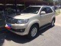 2014 Toyota Fortuner 4x2 V AT Beige For Sale-2