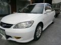 Honda Civic 2004 VTI AT White Sedan For Sale-2