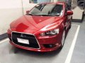 Lancer 2015 mitsubishi matic red for sale -0