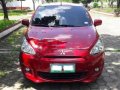 2014 Mitsubishi Mirage Gls MT Red HB For Sale-0