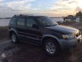 Ford Escape 4x2 XLT Black 2006 acquired low mileage for sale-0