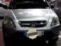 2002 Honda CRV AT Silver SUV For Sale-1