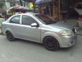 Chevrolet aveo Sedan silver for sale -1