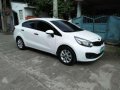 Kia Rio 2012 sedan white for sale -3