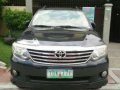 2012 Toyota Fortuner G 2.5 AT Black For Sale-0