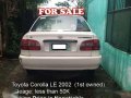 Toyota Corolla LE 2002 MT for sale-0