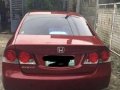 Honda Civic 2007 sedan red for sale -1