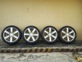 Mitsubishi Euro oem wheels 22x9 Nitto NT420s 275 40 22 tires-4