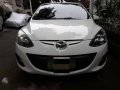 Mazda 2 2010 sedan white for sale -0