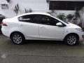 Mazda 2 2010 sedan white for sale -2