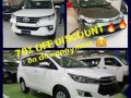 Brand New 2017 Toyota Units All in Promo -0