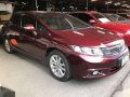 2012 Honda Civic 1.8Exi AT Red For Sale-1