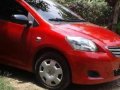 Toyota Vios J 2012 Manual Red Sedan For Sale-0