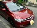 Honda Civic 2008 RED for sale-0