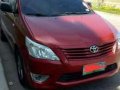 Toyota Innova J 2013 MT Red For Sale-0