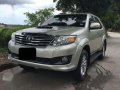 Toyota Fortuner G 2013 AT Grey For Sale-0