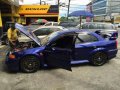 Mitsubishi Evolution sedan blue for sale -2