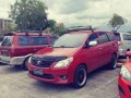 Toyota Innova 2013 van red for sale -1