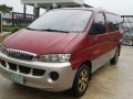 Hyundai Starex 2000 MT Red Van For Sale-0