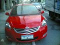 Toyota Vios 1.3 G 2013 MT Red Sedan For Sale -0