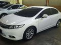 2012 Honda Civic Exi  AT White For Sale-2