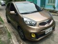 Kia Picanto EX MT 2015 Golden For Sale-1
