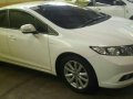 2012 Honda Civic Exi  AT White For Sale-1