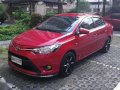 2014 Toyota Vios E AT Red Sedan For Sale-1