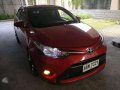 2014 Toyota Vios E AT Red Sedan For Sale-0