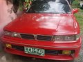1992 Mitsubishi Galant Manual Red For Sale-0