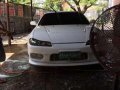 White Nissan Silvia s14 MT for sale-3
