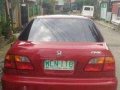 Rush Red Honda Civic Vti 2000 MT-9